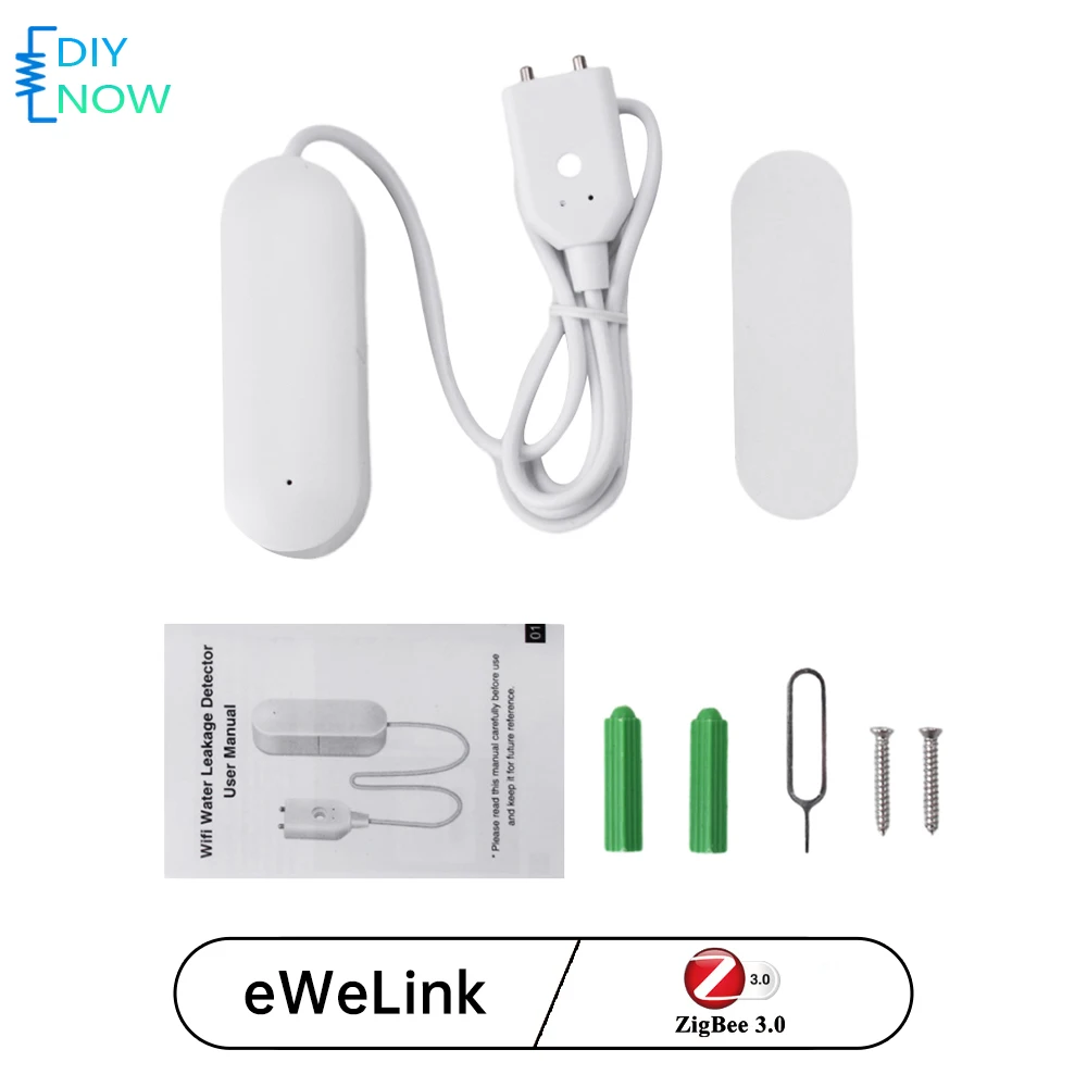Smart Home Zigbee Gateway - 누수 감지 센서, 즉시 알람 기능이