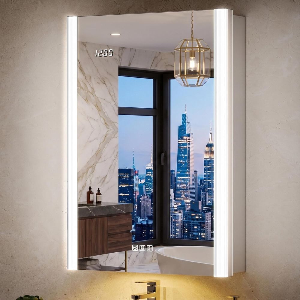 Smart Home Room - 20x32 조명 내장형 약장 거울 (조명