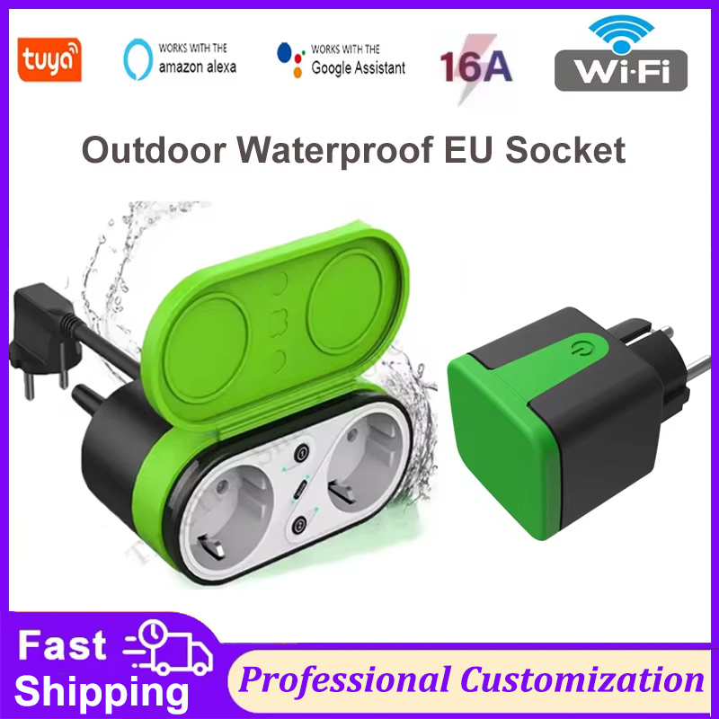 Tuya Wifi Socket - 투야 EU 16A 와이파이 스마트 실외