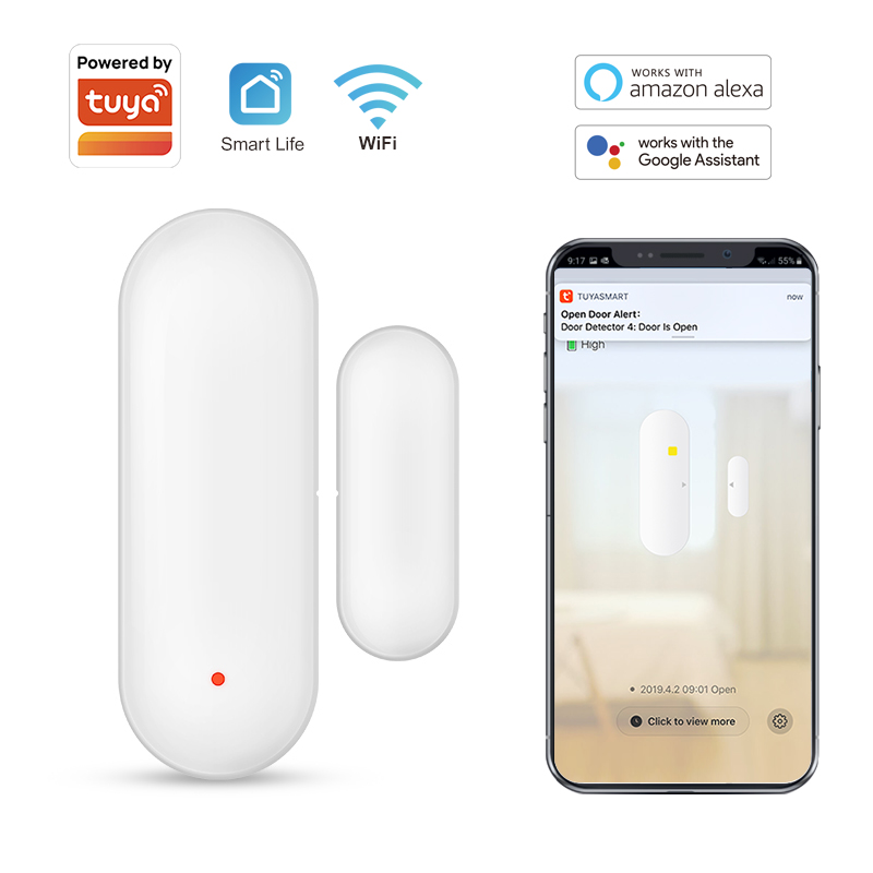 Door Window Sensor - 투야 스마트 와이파이 문짝 센서, 스마트