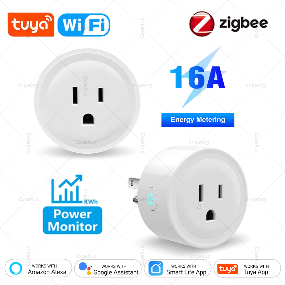 Tuya Wifi Socket - 투야 16A 스마트 플러그 지그비 와이파이