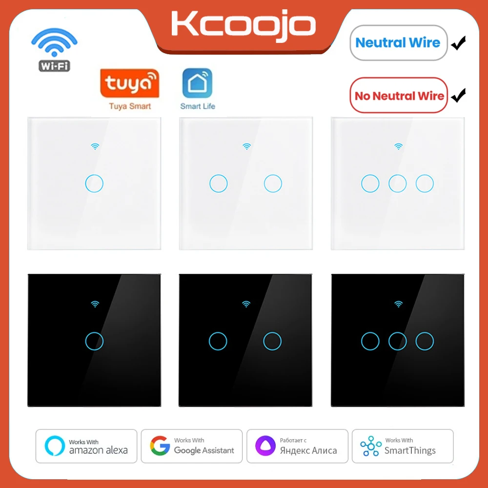 Tuya Wifi Socket - Tuya Wifi EU 스마트 스위치 1/2/3/4Gang