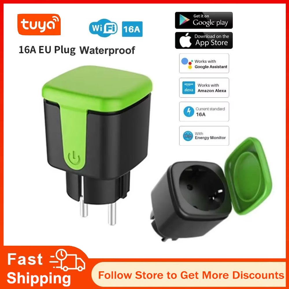Tuya Wifi Socket - 투야 EU 16A WiFi 스마트 방수