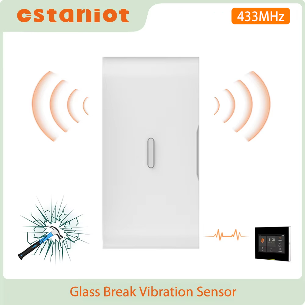 Door Window Sensor - 스테니오타 433MHz EV1527 무선 진동 유리