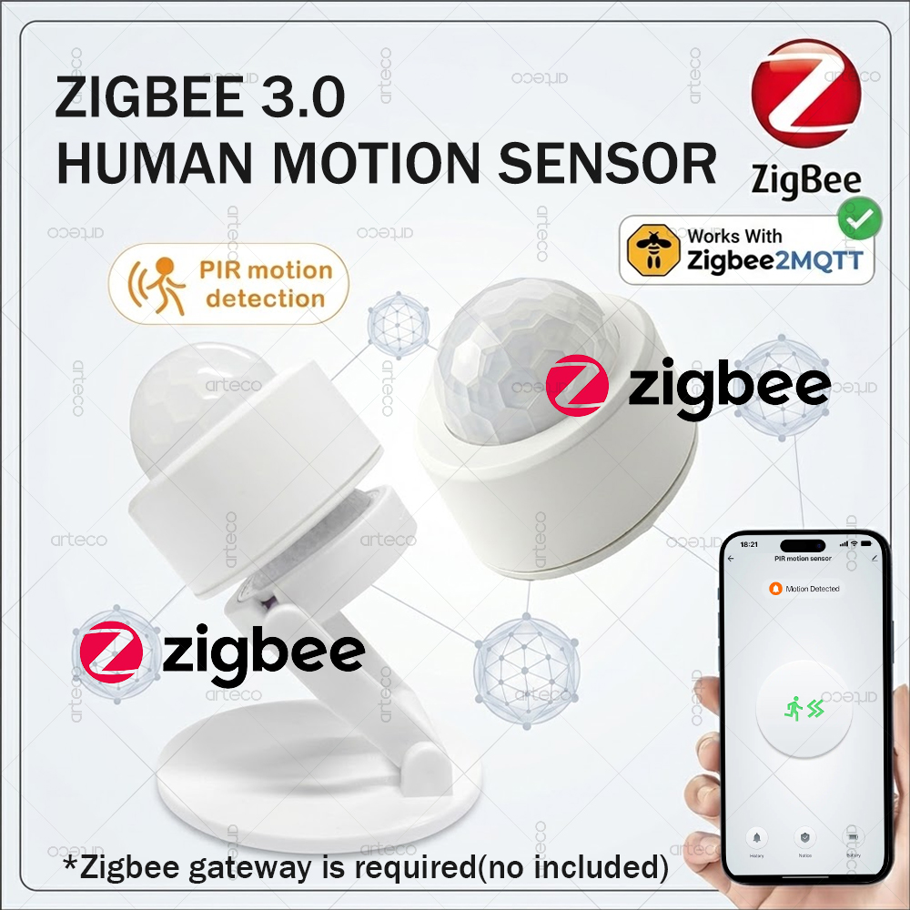 Smart Home Zigbee Gateway - Zigbee 3.0 미니 PIR 모션 센서