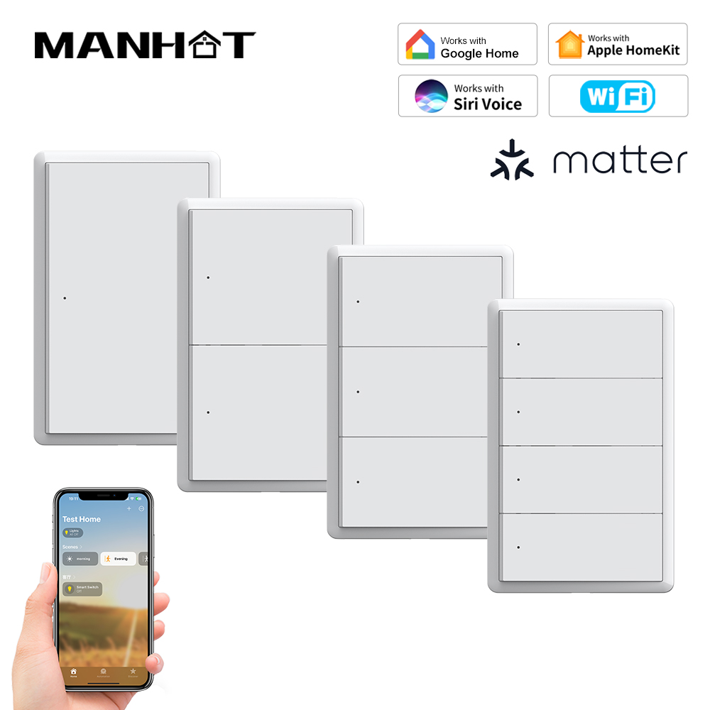 Tuya Wifi Socket - MANHOT 홈킷 WiFi 스마트 스위치 (중성선