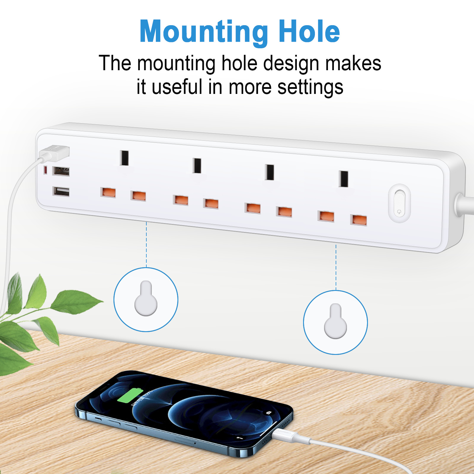 멀티탭 UK MY SG 과부하 보호 익스텐션 케이블,  - Smart Power Strip 리뷰 및 가격