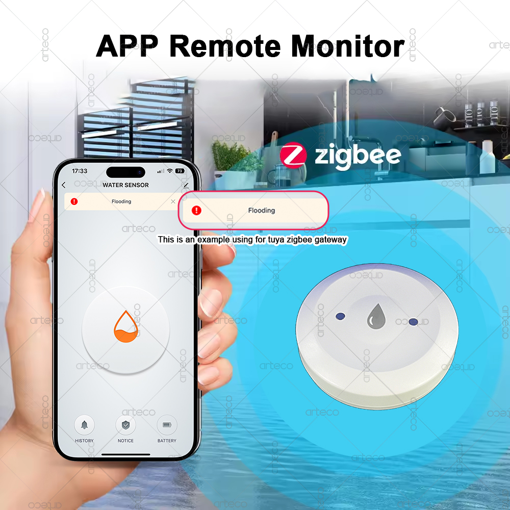 스마트 지그비 워터 센서 홍수 누수 감지기 앱 원격 모 - Smart Home Zigbee Gateway 리뷰 및 가격