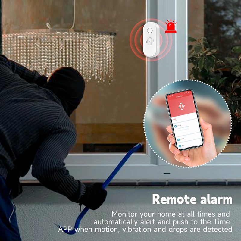 Tuya WiFi 진동 감지기 유리 깨진 센서 알람 조 - Door Window Sensor 리뷰 및 가격