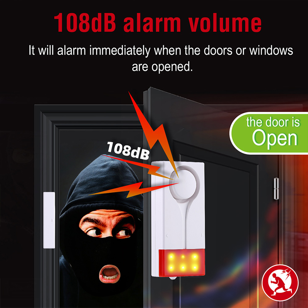 도난 방지 경보 110db 큰 소리의 문 및 창문 경보 - Door Window Sensor 리뷰 및 가격