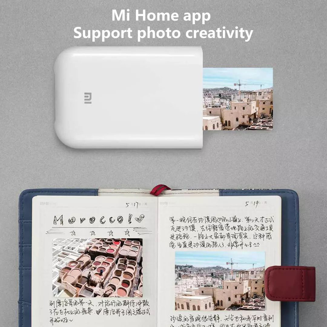 오리지널 샤오미 미 포터블 포켓 포토 프린터 DIY 공 - Smart Home Xiaomi Devices 리뷰 및 가격