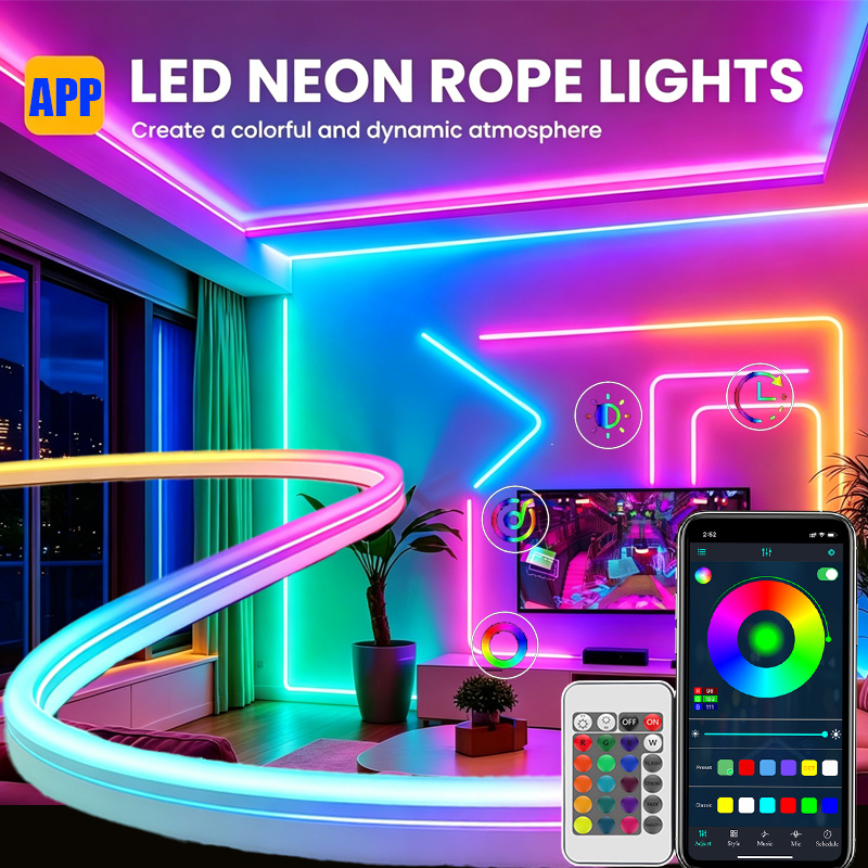 스마트 USB 전원 RGB 네온 LED 스트립 조명 디 - Smart Power Strip 리뷰 및 가격