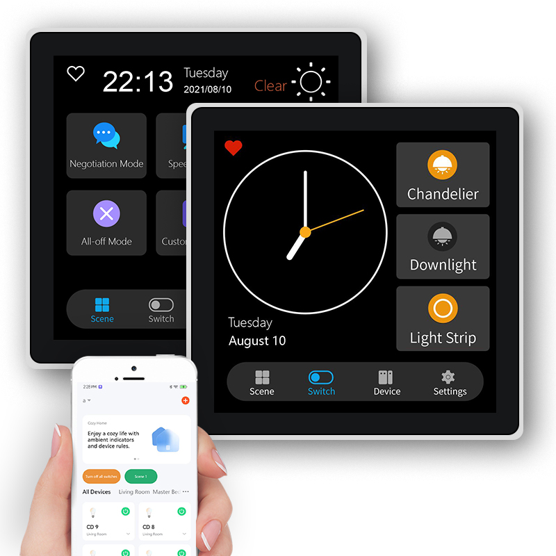 FUERS 4 인치 터치 스크린 다기능 스마트 벽 스위 - Smart Home Room 리뷰 및 가격