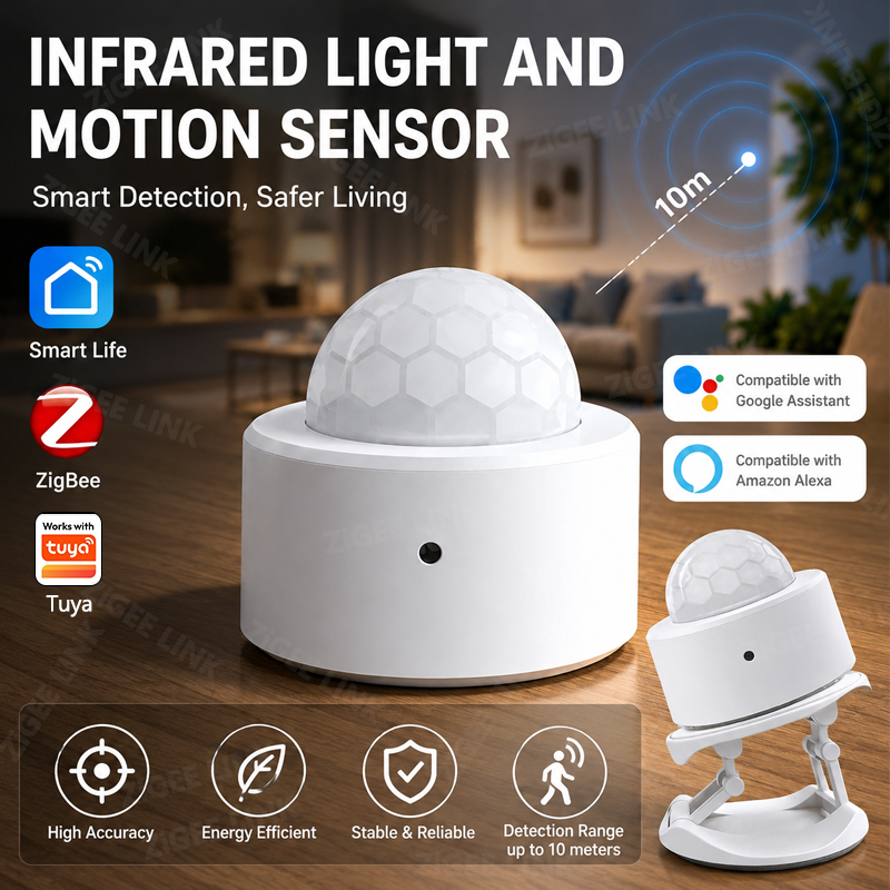 ZigBee 3.0 PIR 모션 센서 무선 스마트 홈  - Smart Home Zigbee Gateway 리뷰 및 가격