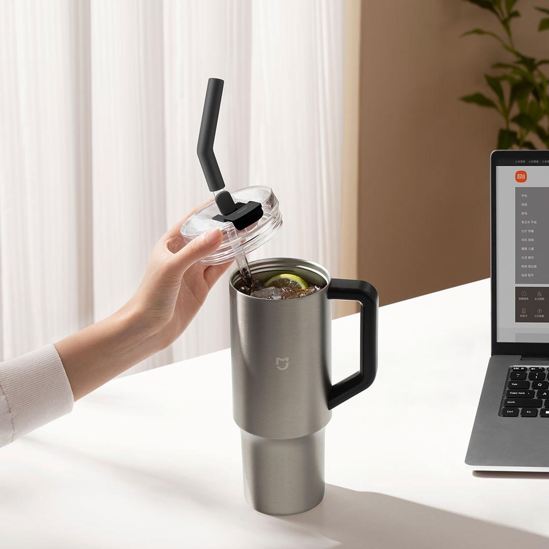 Xiaomi Mijia 스마트 밀짚 컵 1L 대용량 3 - Smart Home Xiaomi Devices 리뷰 및 가격