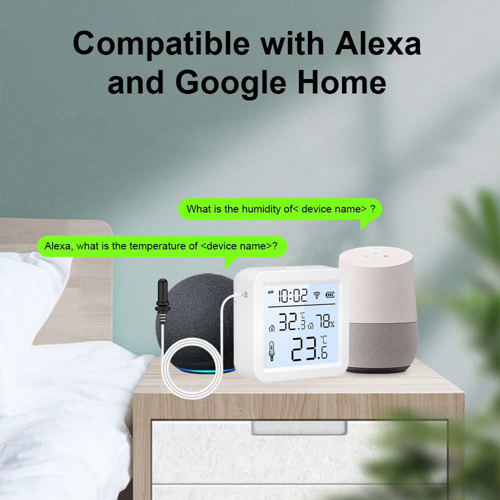 외부 프로브가 있는 WiFi 습도 온도 센서, 실내/실 - Smart Home Room 리뷰 및 가격