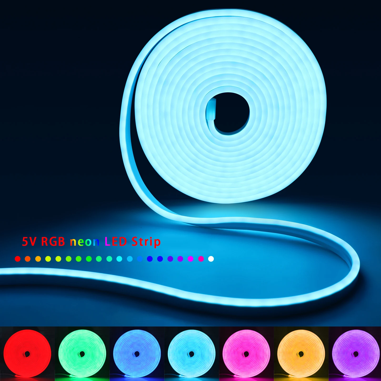 1-5m RGB LED 네온 스트립 라이트 5V USB - Smart Home Room 리뷰 및 가격